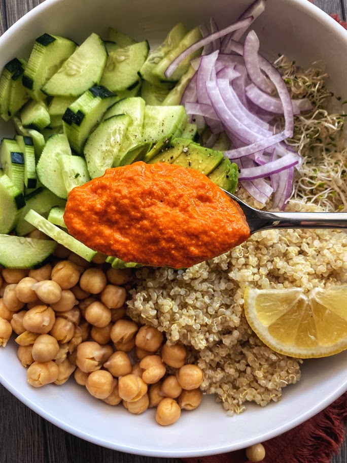 Mediterranean Protein Bowl - The Happy and Wholesome Mommy