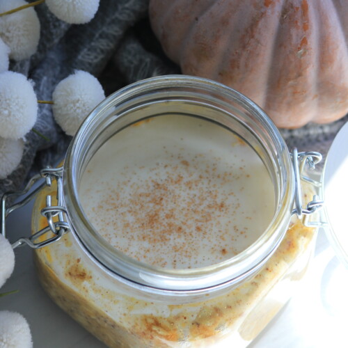 Fall overnight oats