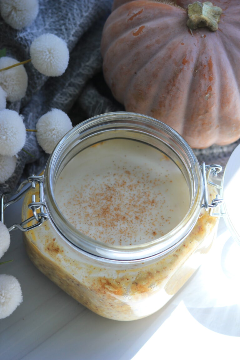Fall overnight oats