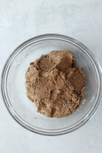 The finished dough after combing the wet and dry ingredients.