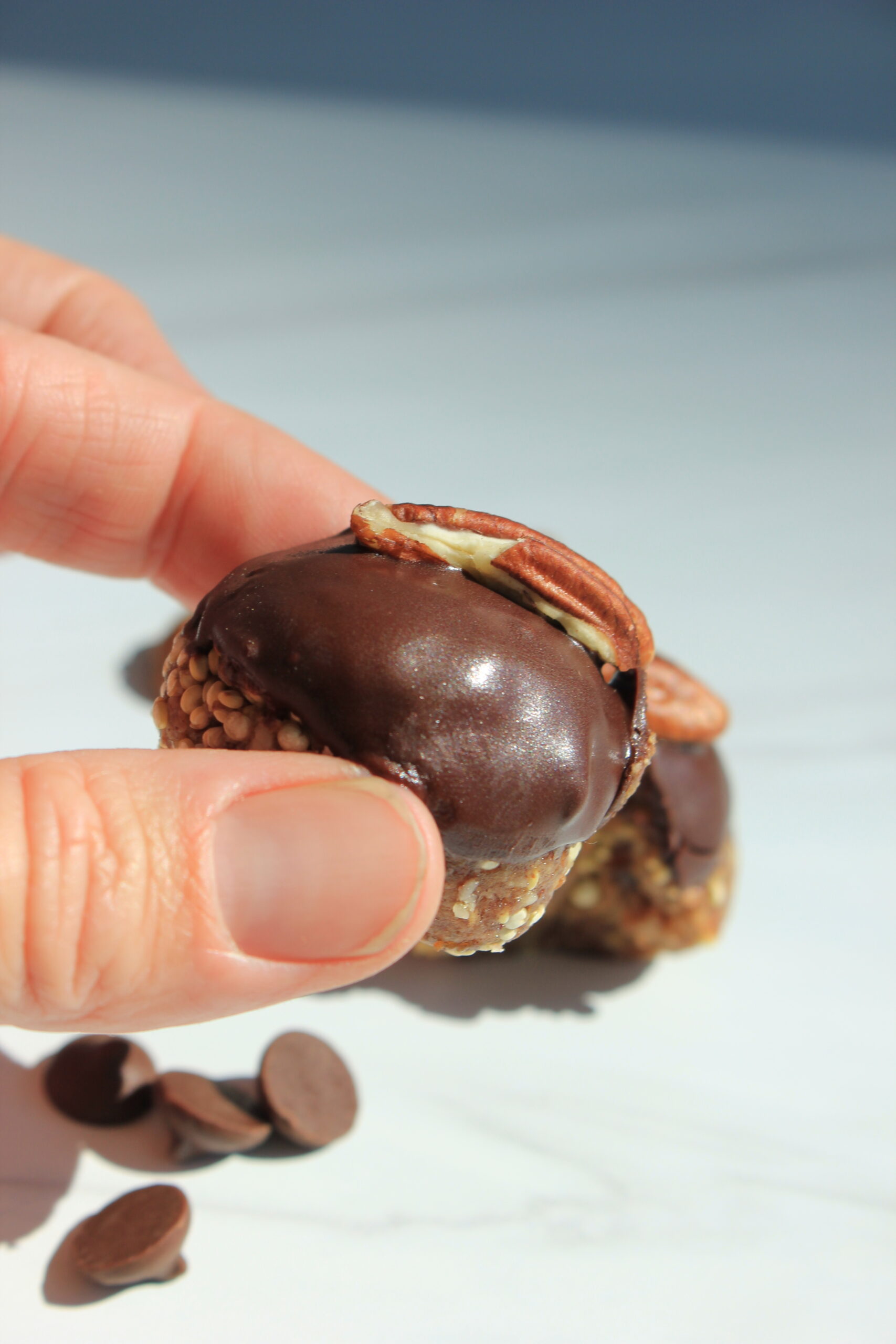 NoBake Healthy Pecan Pie Bites (plantbased) The Happy and Wholesome