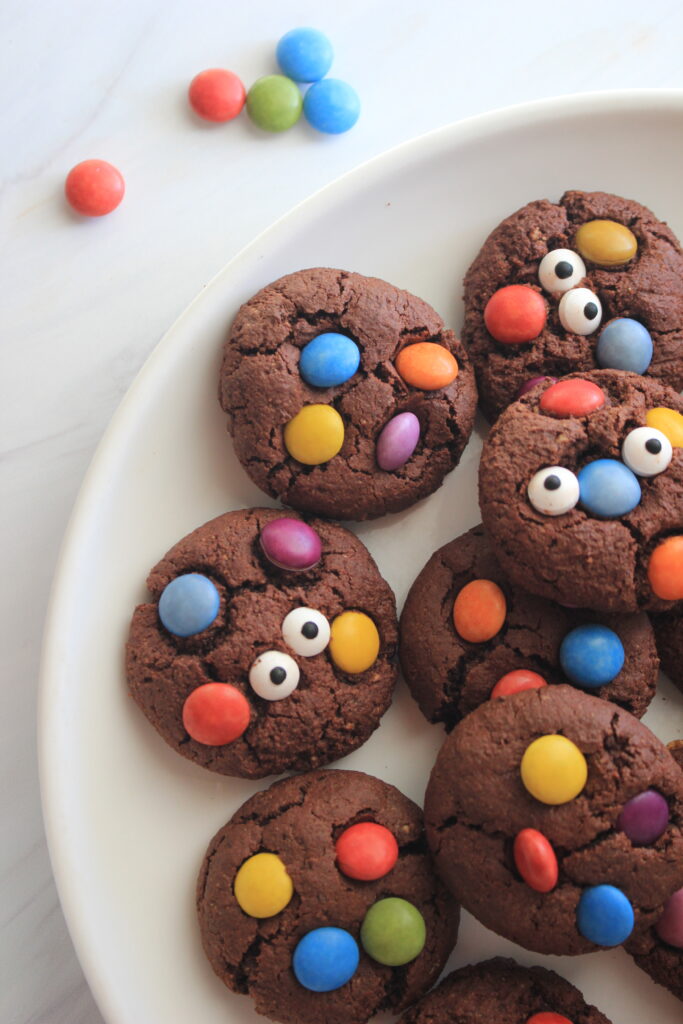 Melt-in-your-mouth Vegan Monster Cookies