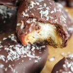 Coconut Cream Stuffed Dates Dipped in Chocolate recipe