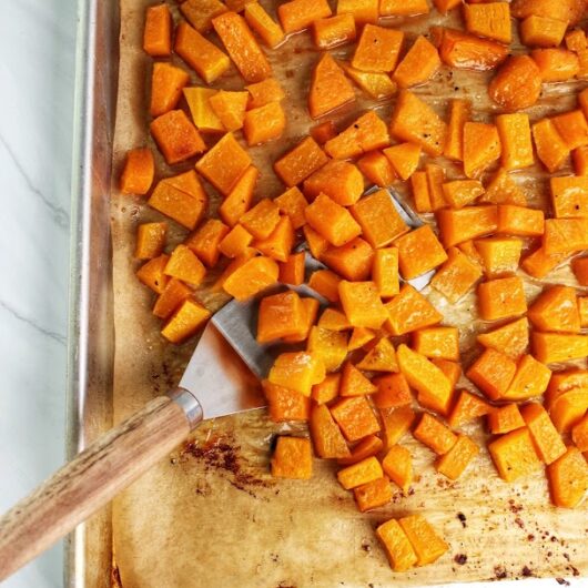 Oven Roasted Butternut Squash (vegan)