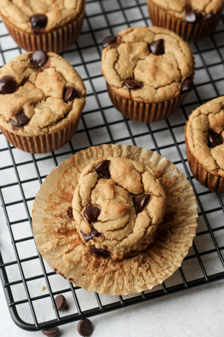 Easy Peanut Butter Blender Muffins (Vegan)