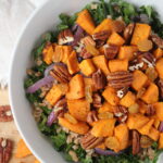 kale and sweet potato salad