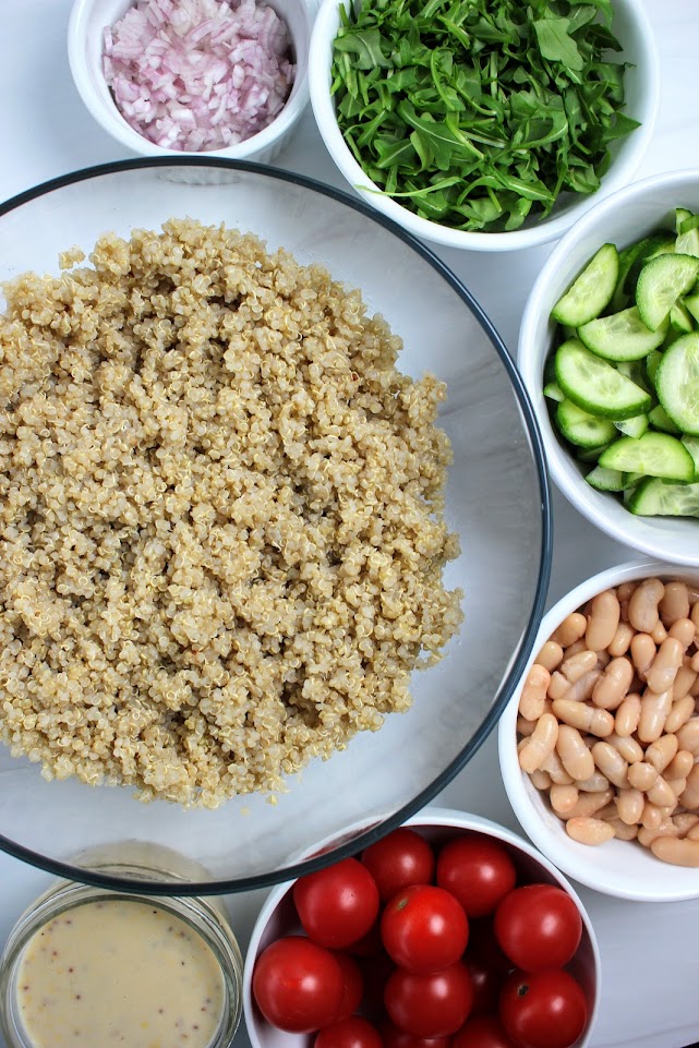 Quinoa and Veggie Power Breakfast Jars