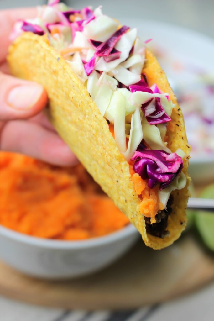 Vegan Layered Lentil Tacos