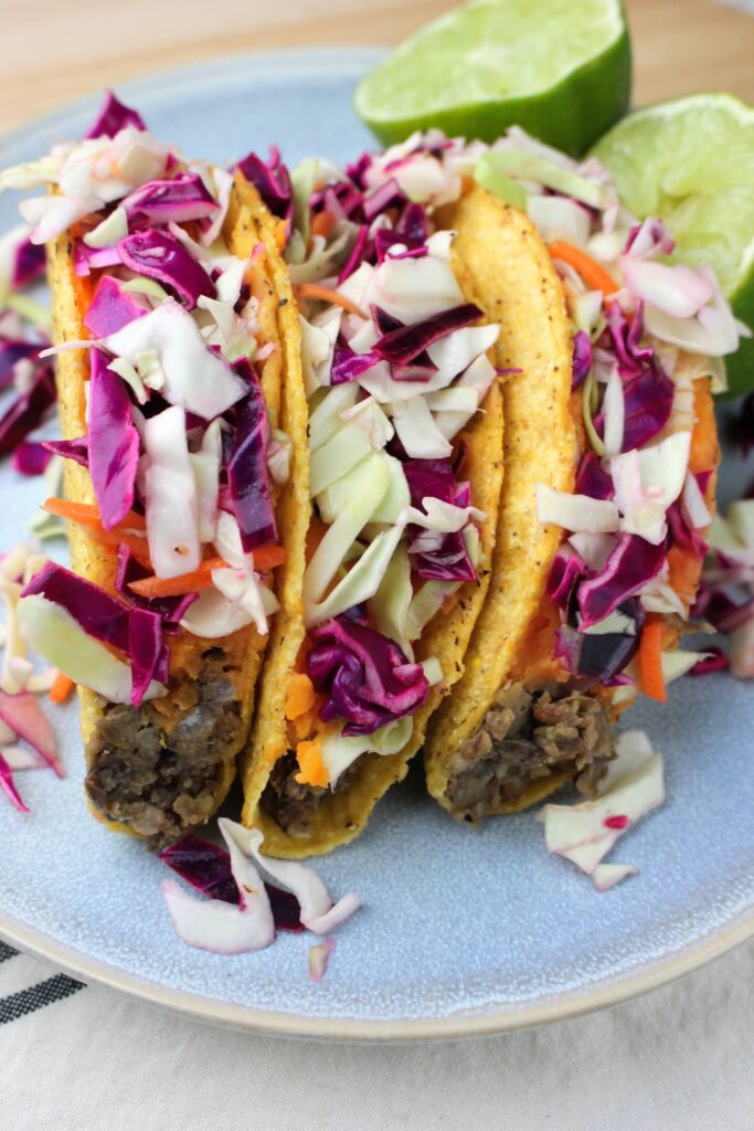 Vegan Layered Lentil Tacos