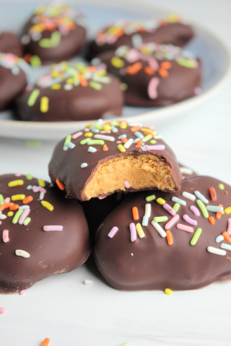 Copycat Healthy Peanut Butter Eggs