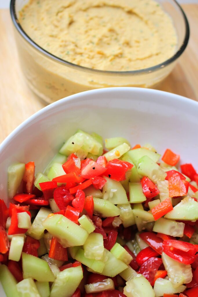 Lemon Mediterranean Vegetable Dip