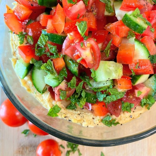 Lemon Mediterranean Vegetable Dip