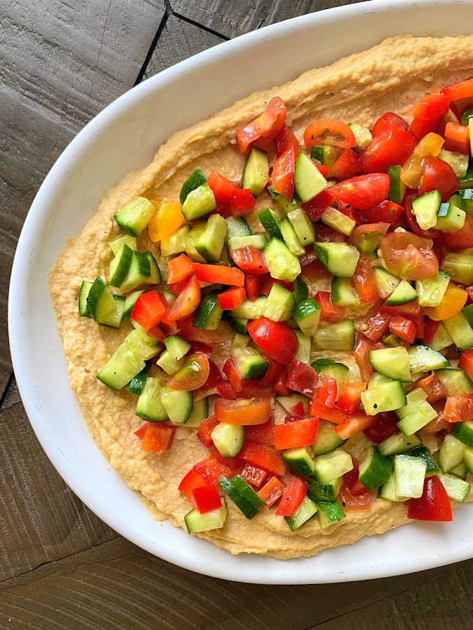 Lemon Mediterranean Vegetable Dip