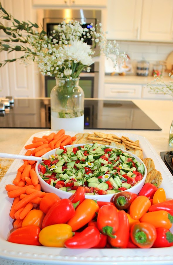 Lemon Mediterranean Vegetable Dip