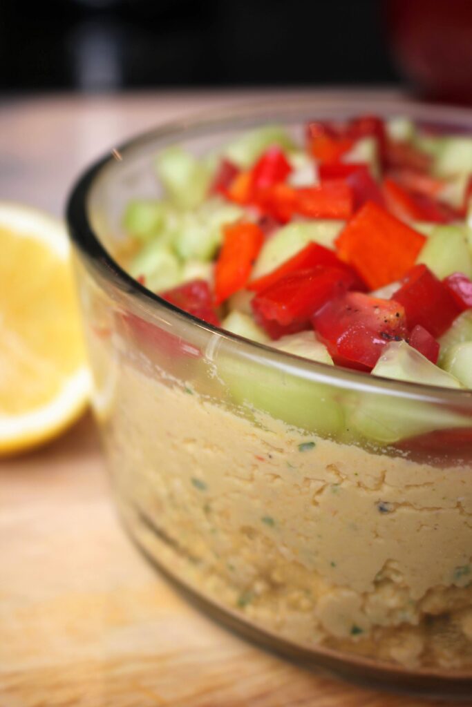 Lemon Mediterranean Vegetable Dip