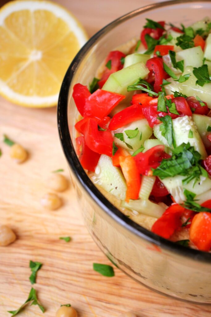 Lemon Mediterranean Vegetable Dip