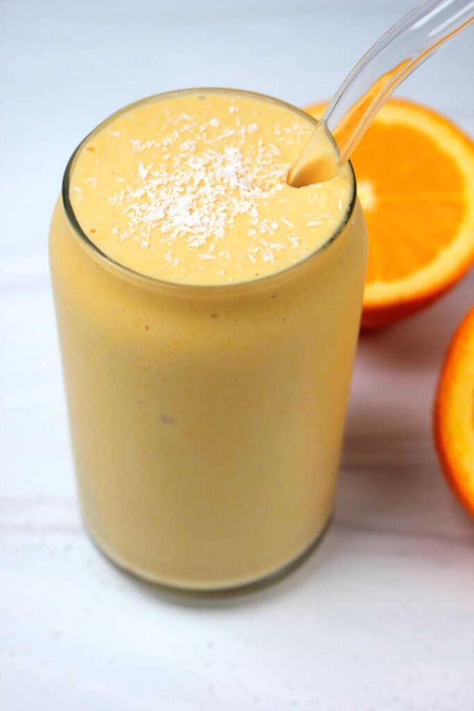 Vitamin C-Loaded Tropical Orange Smoothie Recipe (dairy-free)