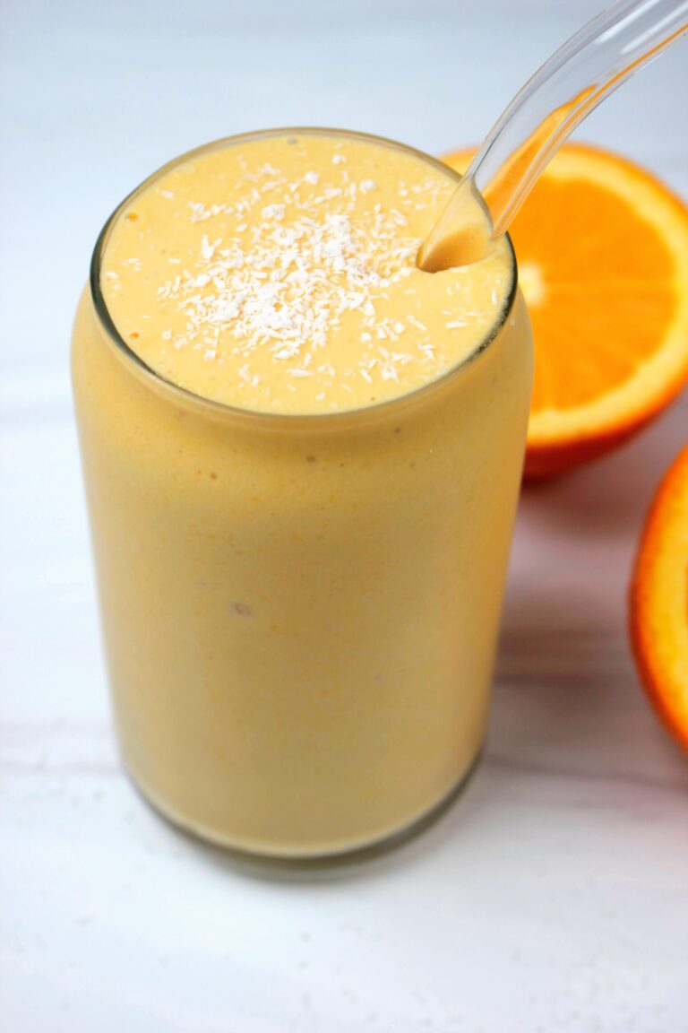 Vitamin C-Loaded Tropical Orange Smoothie (dairy-free)