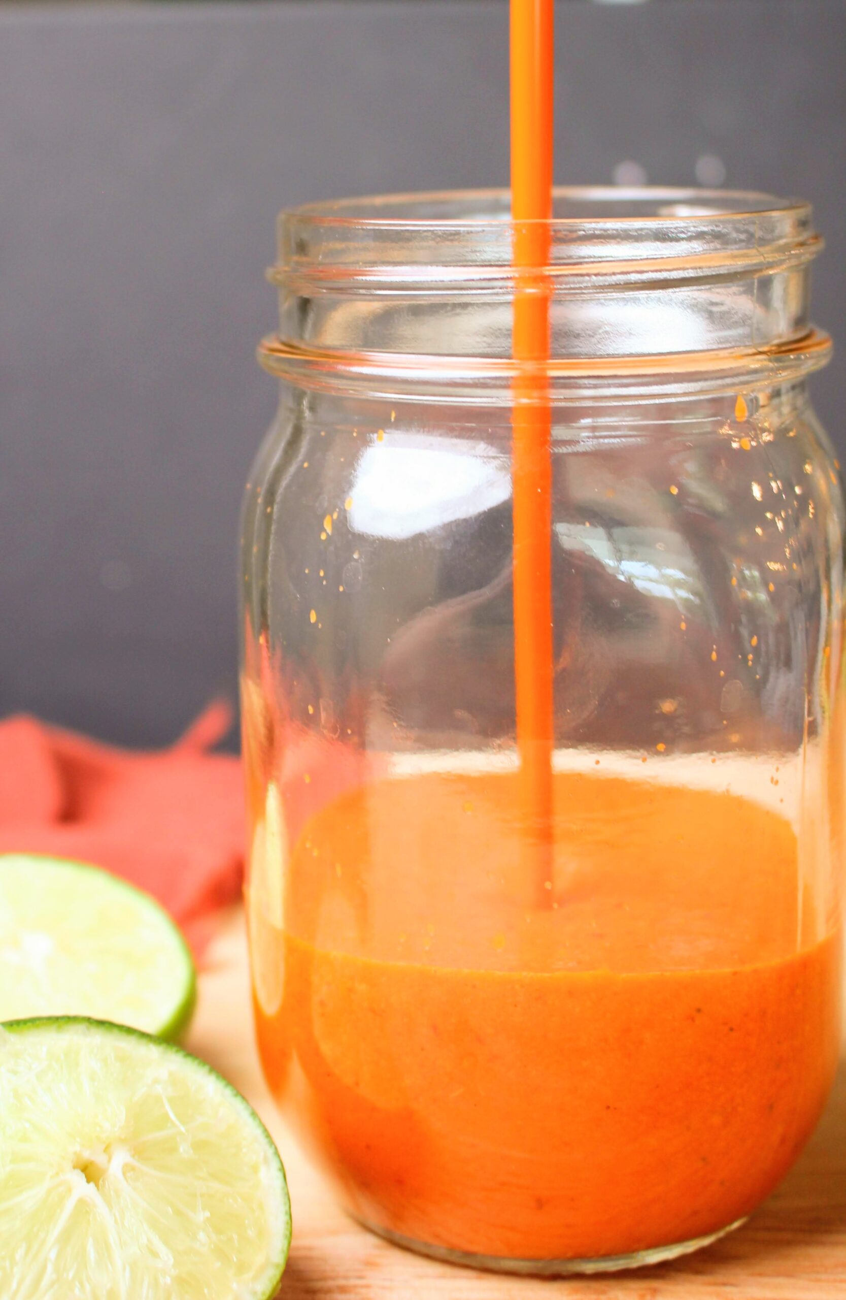 Chipotle and Roasted Red Bell Pepper Vinaigrette The Happy and