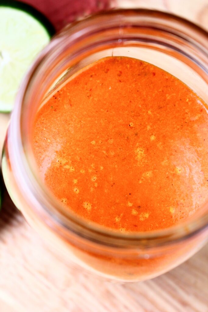 Up close picture of this dressing.