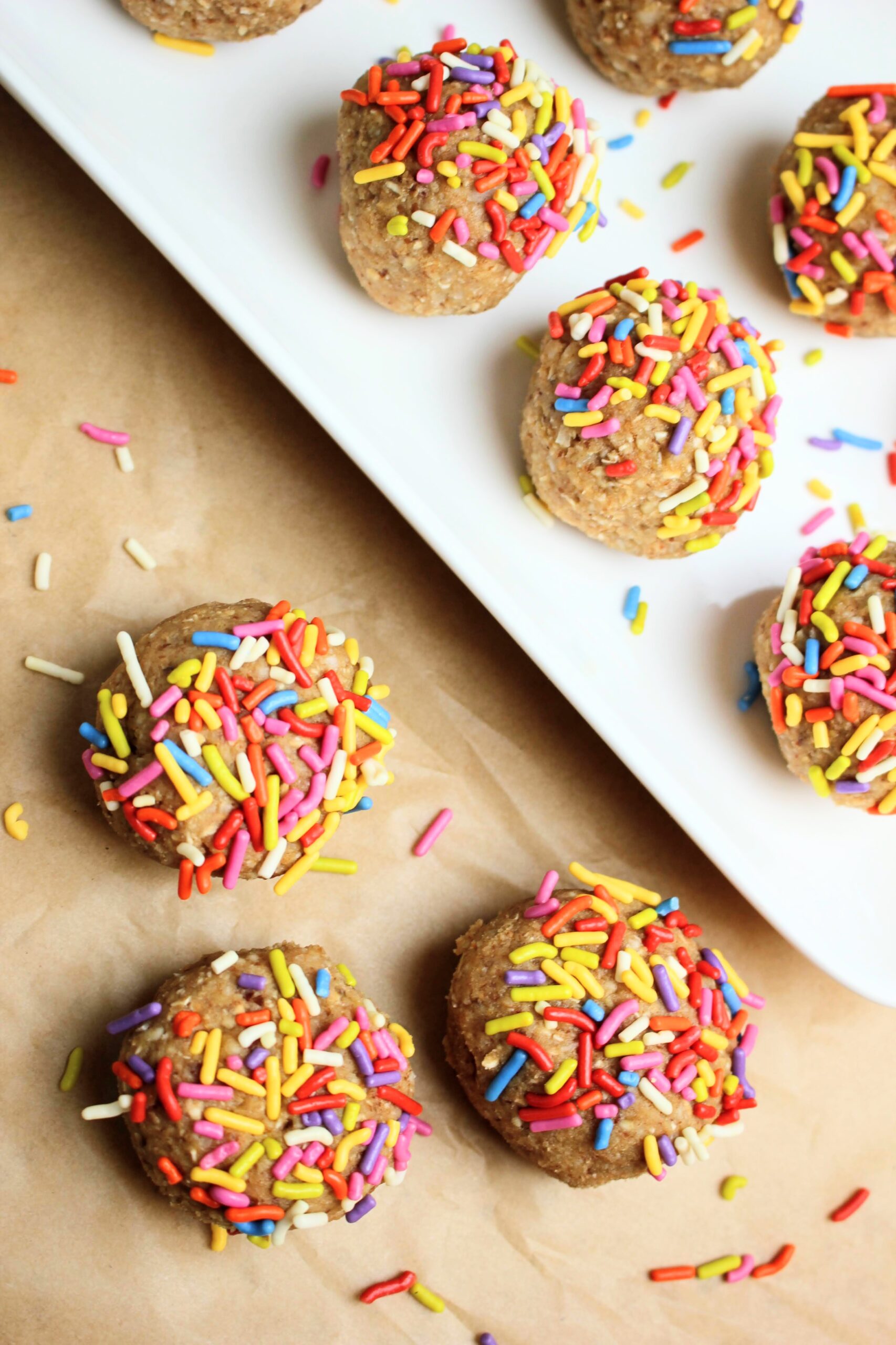 Easy NoBake Vegan Cashew Coconut Protein Bites The Happy and