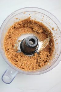 Just finished processing the crust mixture.