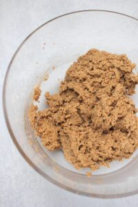 The dough after mixing in a large bowl.