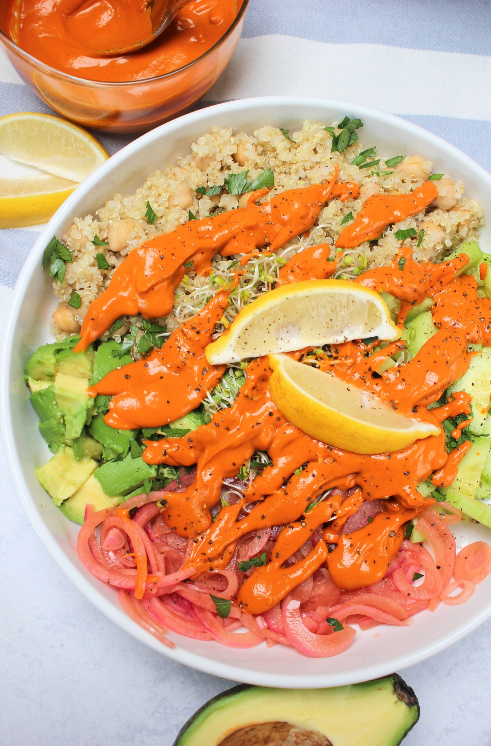 Mediterranean Power Protein Bowl (vegan) The Happy and Wholesome Mommy