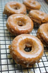 The donuts have just been glazed.