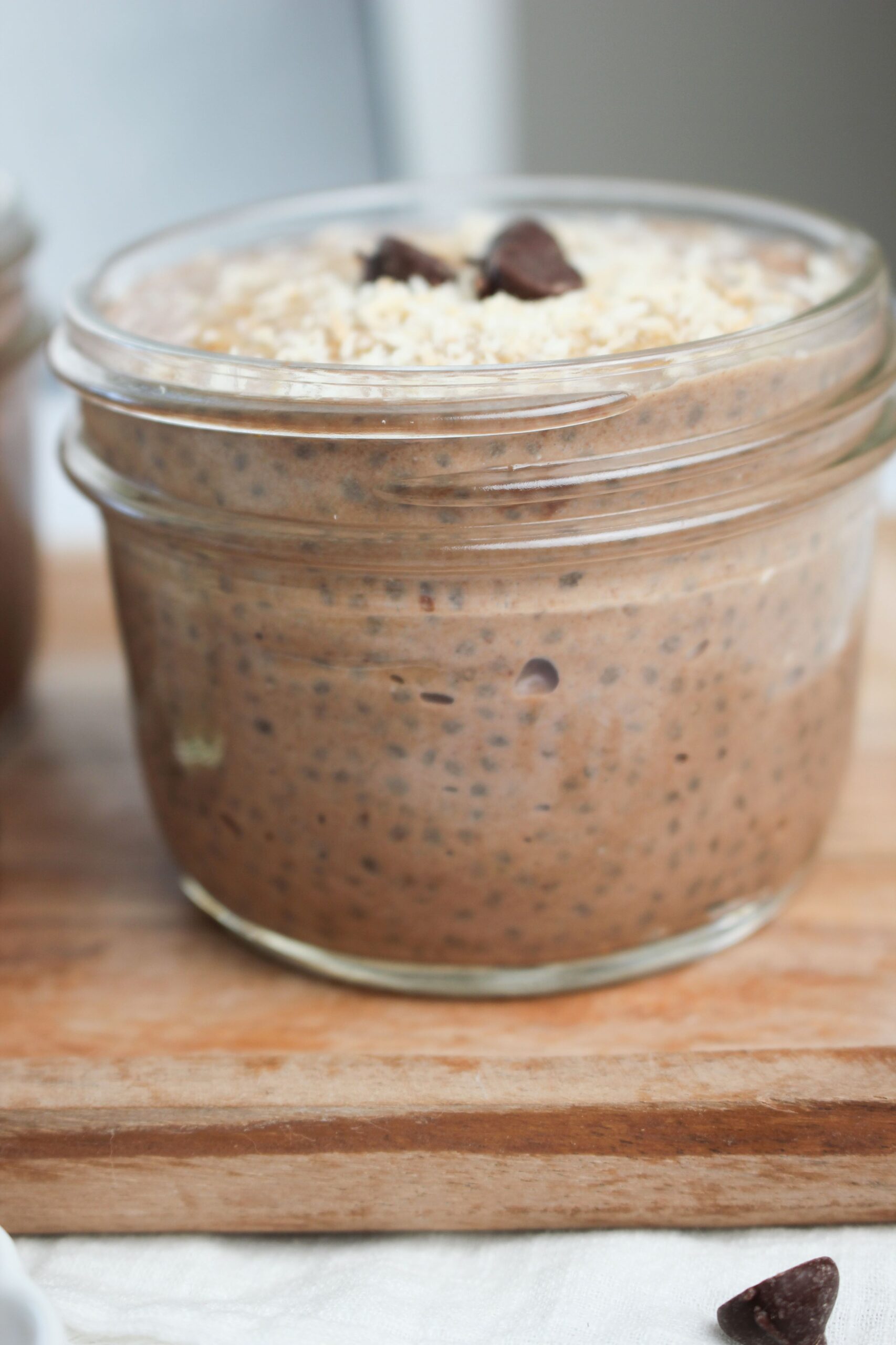 Vegan Chocolate Peanut Butter Coconut Chia Seed Pudding - The Happy and ...