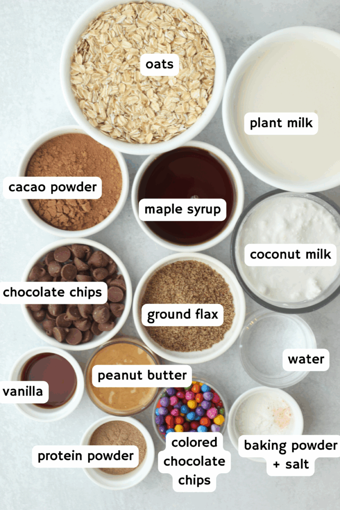 All of the ingredients needed to make this recipe.