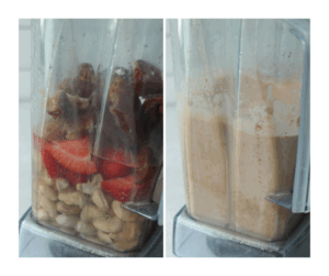 The middle date layer has been blended in the blender.