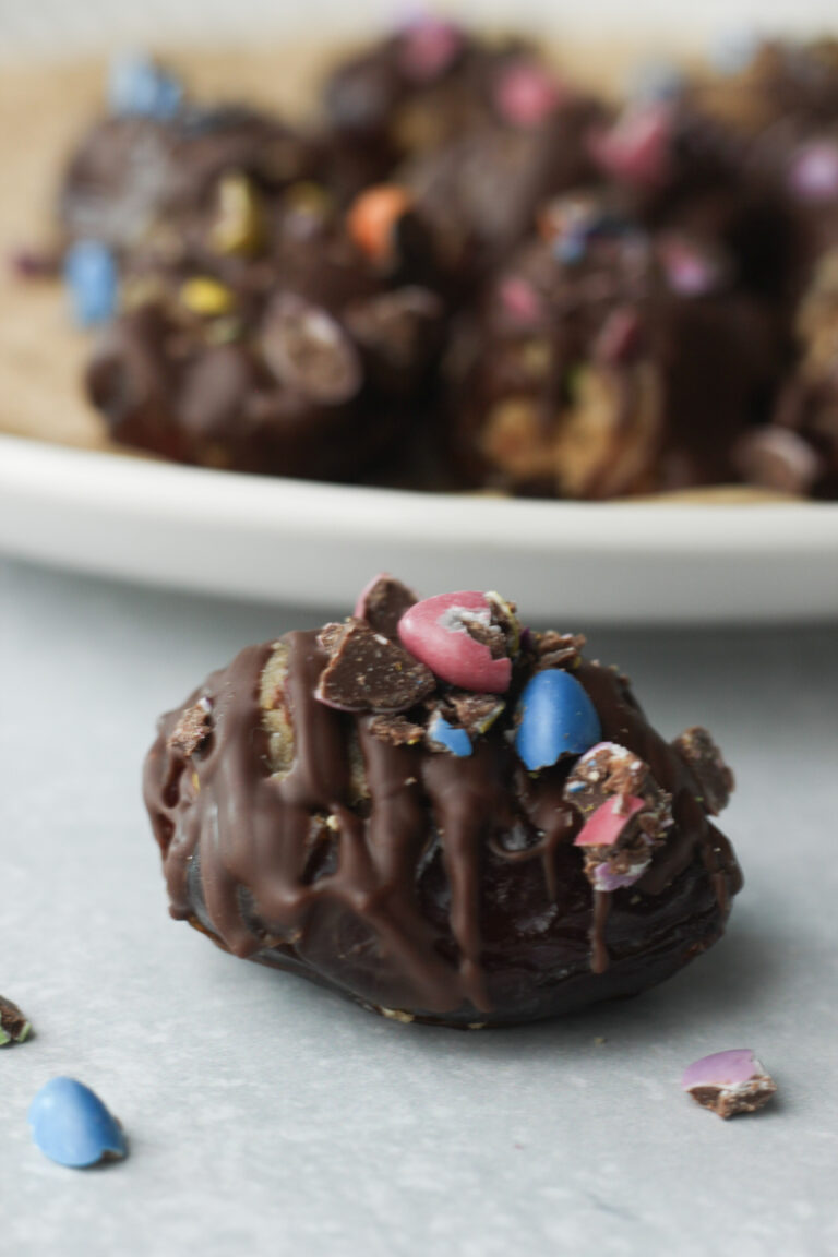 Vegan Trail Mix Stuffed Dates