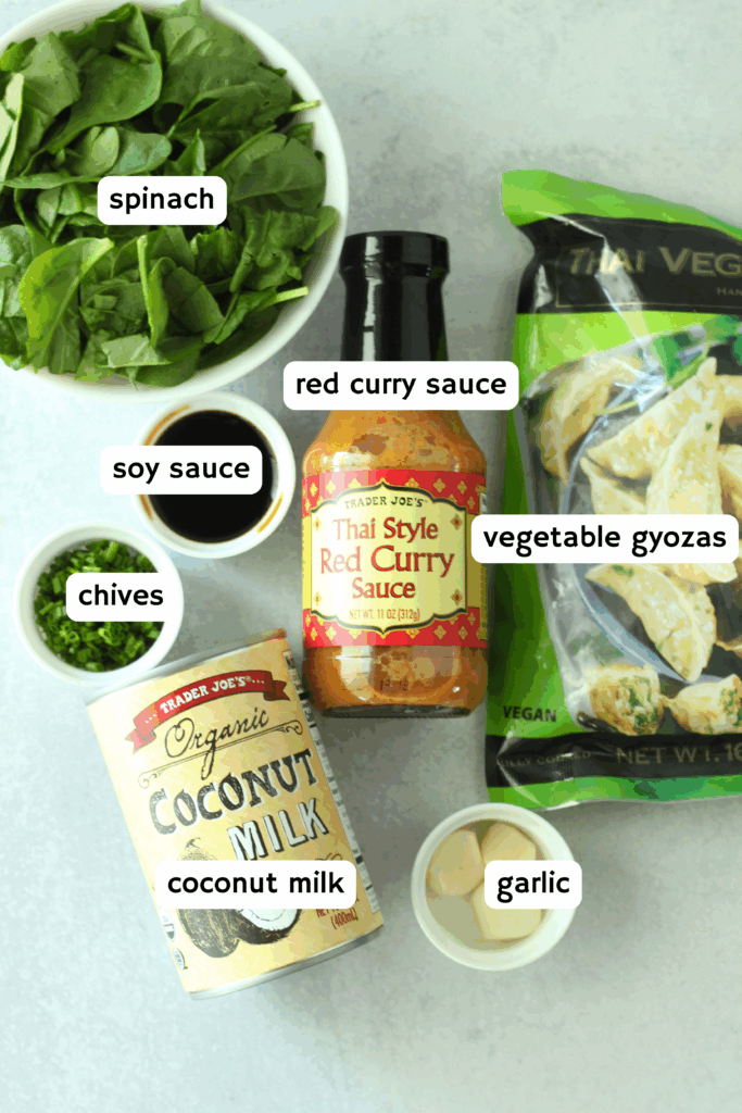 All of the ingredients needed to make this dish.
