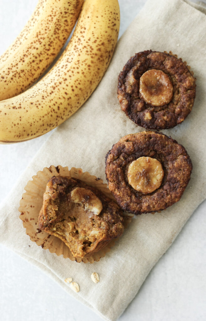 A bite out of a muffin.