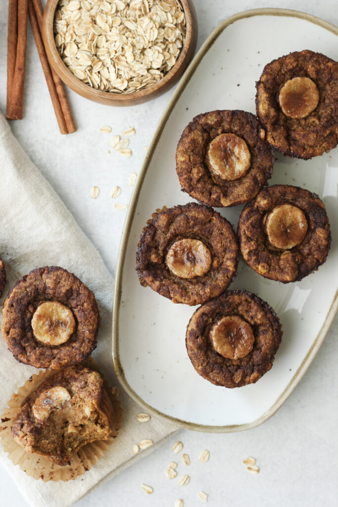 A plate of these muffins.