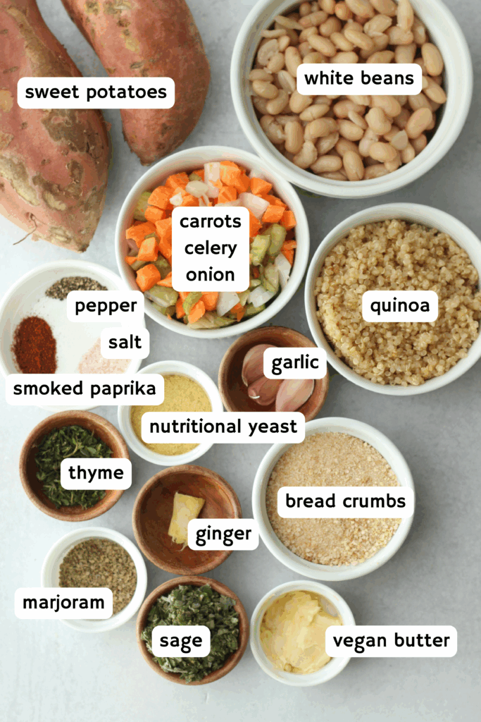 All of the ingredients needed to make this recipe.