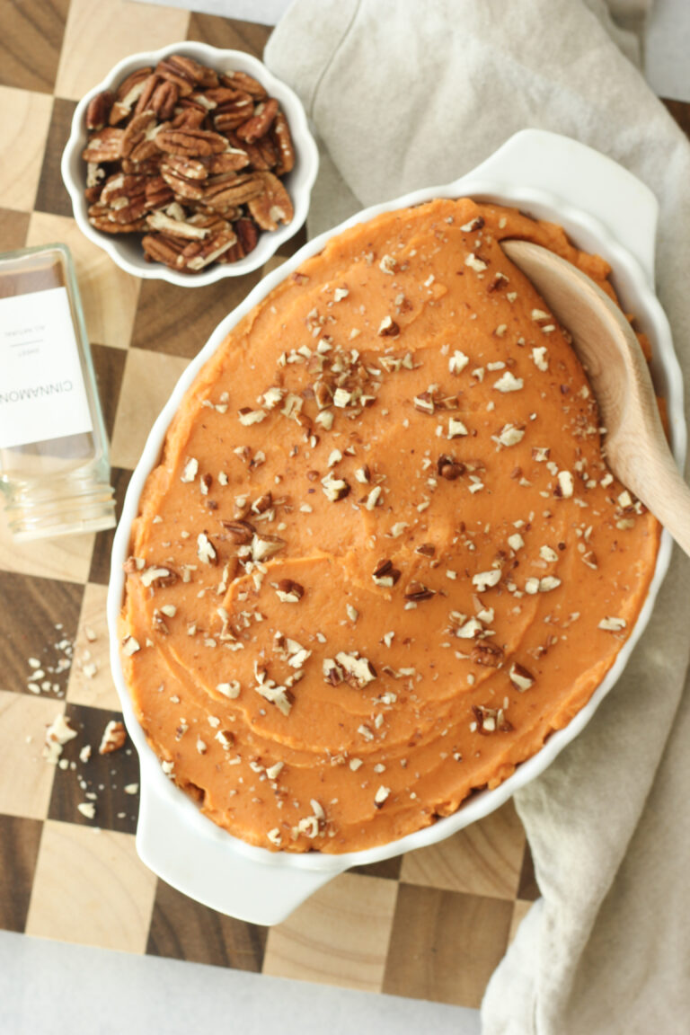 Easy Vegan Mashed Sweet Potatoes