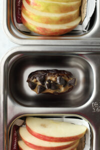 The stuffed dates have been added to the Bento boxes.