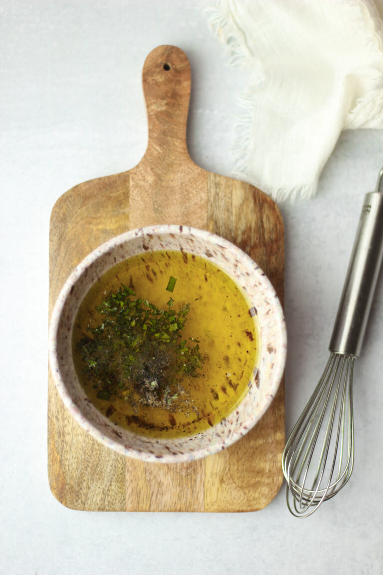 Fresh Sage Vinaigrette (Easy Homemade Salad Dressing)