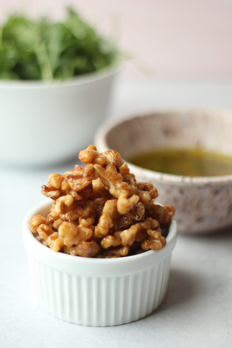 Vegan Maple Candied Walnuts (Easy Stovetop Recipe)